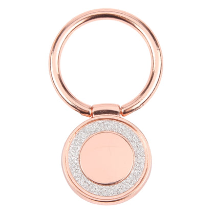 Glitter Metal Mobile Phone Ring Holder(Rose Gold) - Ring Holder by buy2fix | Online Shopping UK | buy2fix