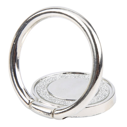 Glitter Metal Mobile Phone Ring Holder(Silver) - Ring Holder by buy2fix | Online Shopping UK | buy2fix