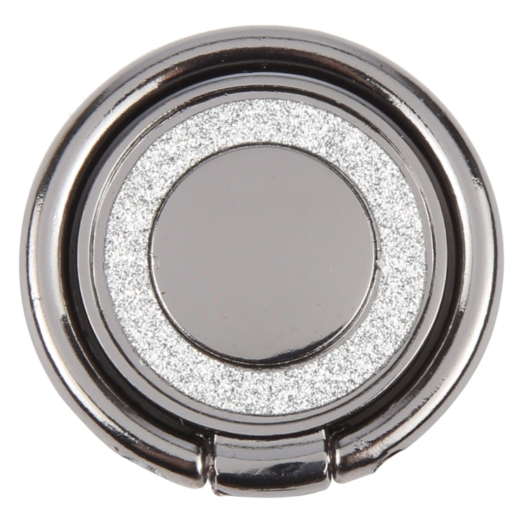 Glitter Metal Mobile Phone Ring Holder(Black) - Ring Holder by buy2fix | Online Shopping UK | buy2fix