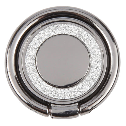 Glitter Metal Mobile Phone Ring Holder(Black) - Ring Holder by buy2fix | Online Shopping UK | buy2fix