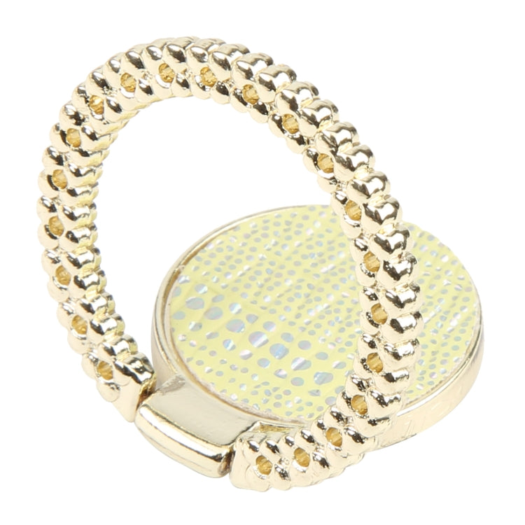 Flash Diamond Metal Mobile Phone Ring Holder(Gold+Yellow) - Ring Holder by buy2fix | Online Shopping UK | buy2fix