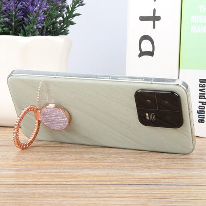 Flash Diamond Metal Mobile Phone Ring Holder(Rose Gold+Pink) - Ring Holder by buy2fix | Online Shopping UK | buy2fix