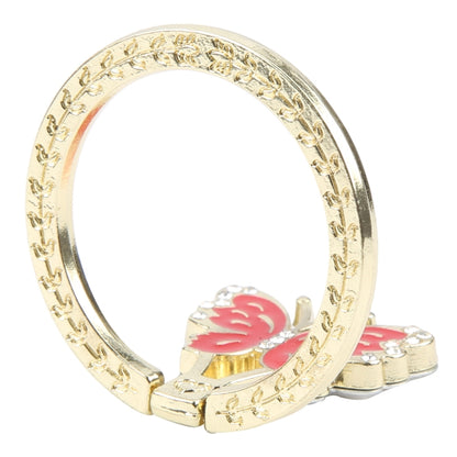 Butterfly Metal Mobile Phone Ring Holder(Red) - Ring Holder by buy2fix | Online Shopping UK | buy2fix