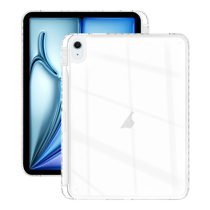 For iPad Air 13 2025 / 2024 Acrylic Hybrid TPU Tablet Case with Pen Slot(Transparent) - iPad Air 13 2025 / 2024 Cases by buy2fix | Online Shopping UK | buy2fix