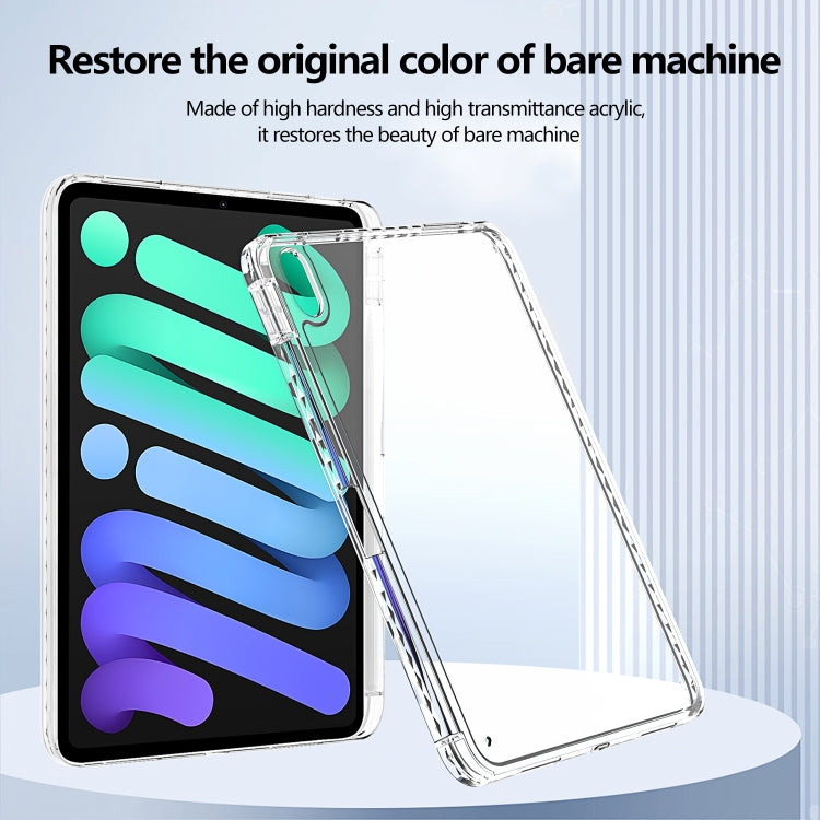 For iPad Air 13 2025 / 2024 Acrylic Hybrid TPU Tablet Case with Pen Slot(Transparent) - iPad Air 13 2025 / 2024 Cases by buy2fix | Online Shopping UK | buy2fix