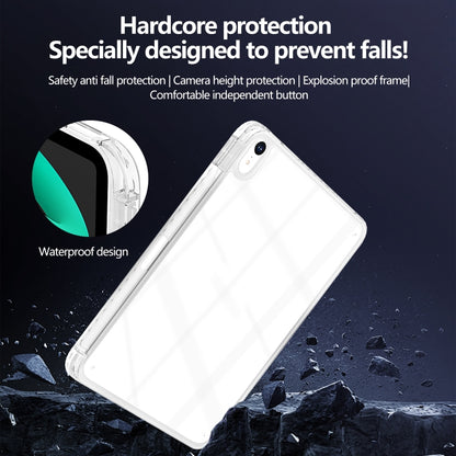 For iPad Air 13 2025 / 2024 Acrylic Hybrid TPU Tablet Case with Pen Slot(Transparent) - iPad Air 13 2025 / 2024 Cases by buy2fix | Online Shopping UK | buy2fix