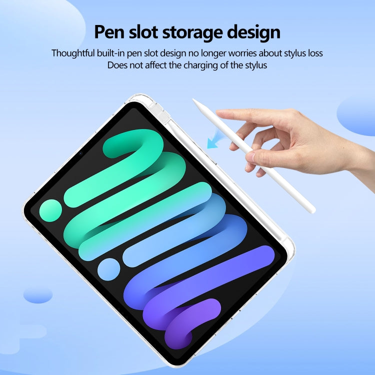 For iPad Air 13 2025 / 2024 Acrylic Hybrid TPU Tablet Case with Pen Slot(Transparent) - iPad Air 13 2025 / 2024 Cases by buy2fix | Online Shopping UK | buy2fix