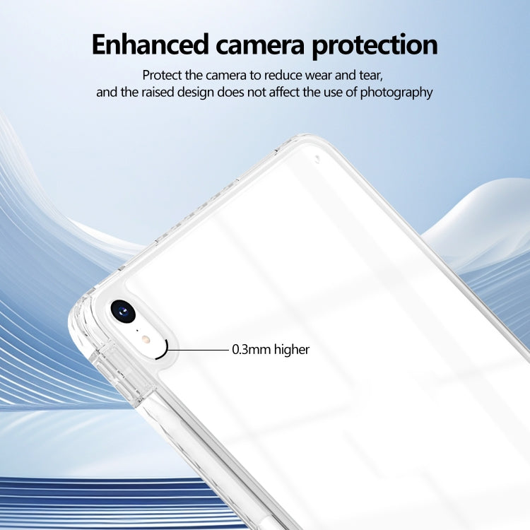 For iPad Air 13 2025 / 2024 Acrylic Hybrid TPU Tablet Case with Pen Slot(Transparent) - iPad Air 13 2025 / 2024 Cases by buy2fix | Online Shopping UK | buy2fix