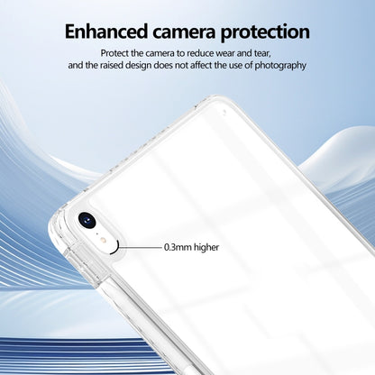 For iPad Air 13 2025 / 2024 Acrylic Hybrid TPU Tablet Case with Pen Slot(Transparent) - iPad Air 13 2025 / 2024 Cases by buy2fix | Online Shopping UK | buy2fix