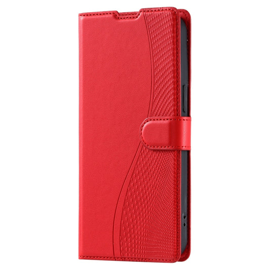 For iPhone 16 Pro Voltage Ultra-thin Dot Leather Phone Case(Red) by buy2fix