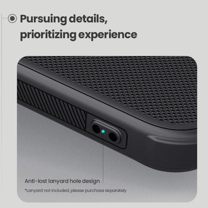 For iPhone 16e NILLKIN Frosted Shield Pro PC + TPU Phone Case(Black) - iPhone 16e Cases by NILLKIN | Online Shopping UK | buy2fix