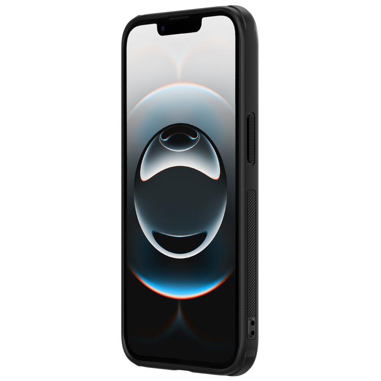For iPhone 16e NILLKIN Frosted Shield Pro Magnetic Magsafe Phone Case(Black) - iPhone 16e Cases by NILLKIN | Online Shopping UK | buy2fix