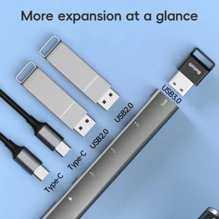 2 Type-C, 3 USB Multifunctional HUB Docking Station by buy2fix
