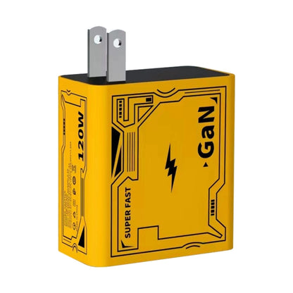 HX111 120W USB, Type-C GaN Ultra-fast Charger(US Plug) - USB Charger by buy2fix | Online Shopping UK | buy2fix