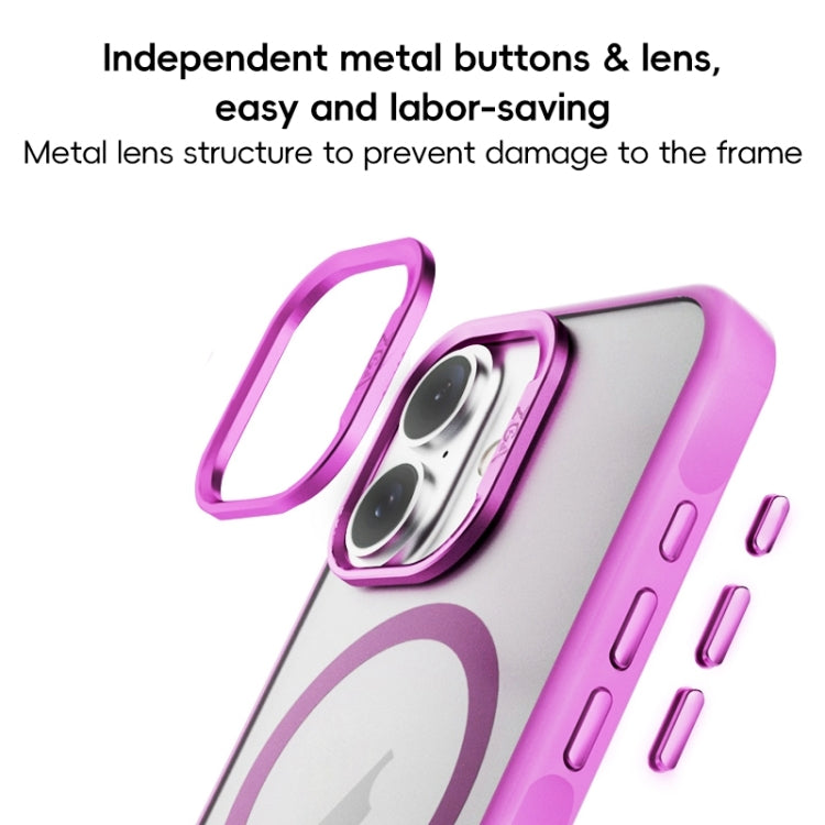 For iPhone 16 Pro Max ZGA Magsafe Frosted PC Hybrid TPU Phone Case(Grey) by ZGA