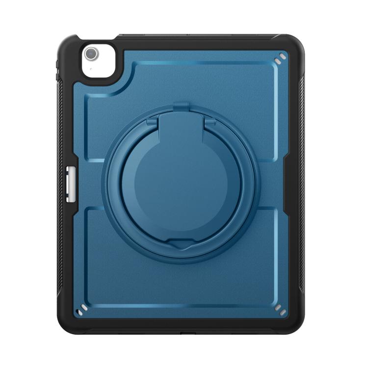 For iPad Air 13 2025 / 2024 Honeycomb Hybrid Tablet Case with Handle Holder & Strap(Navy Blue) - iPad Air 13 2025 / 2024 Cases by buy2fix | Online Shopping UK | buy2fix