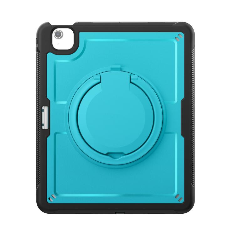 For iPad Air 13 2025 / 2024 Honeycomb Hybrid Tablet Case with Handle Holder & Strap(Light Blue) - iPad Air 13 2025 / 2024 Cases by buy2fix | Online Shopping UK | buy2fix