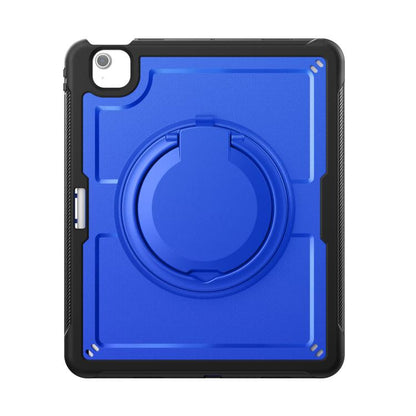 For iPad Air 13 2025 / 2024 Honeycomb Hybrid Tablet Case with Handle Holder & Strap(Dark Blue) - iPad Air 13 2025 / 2024 Cases by buy2fix | Online Shopping UK | buy2fix