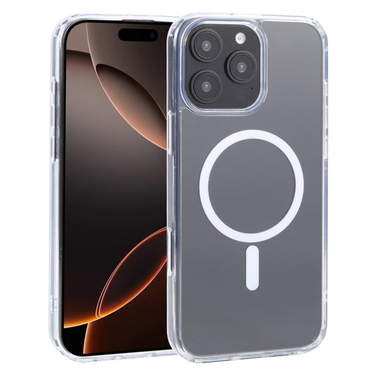 For iPhone 16 Pro Max GEBEI MagSafe Magnetic Transparent Phone Case(Transparent) - iPhone 16 Pro Max Cases by GEBEI | Online Shopping UK | buy2fix