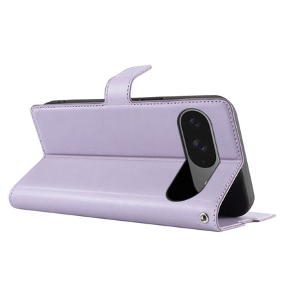 For Google Pixel 9 / 9 Pro Voltage Ultra-thin Dot Leather Phone Case(Purple) by buy2fix