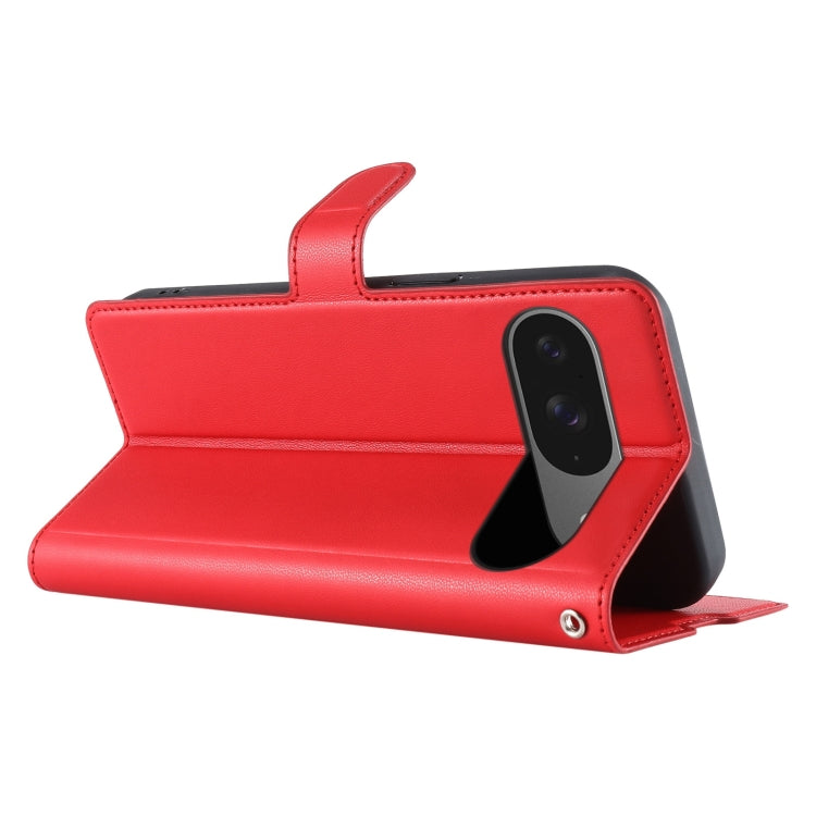 For Google Pixel 9 / 9 Pro Voltage Ultra-thin Dot Leather Phone Case(Red) by buy2fix