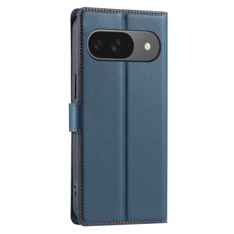For Google Pixel 9 / 9 Pro Voltage Ultra-thin Dot Leather Phone Case(Blue) by buy2fix