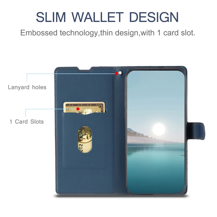 For Google Pixel 9 / 9 Pro Voltage Ultra-thin Dot Leather Phone Case(Blue) by buy2fix