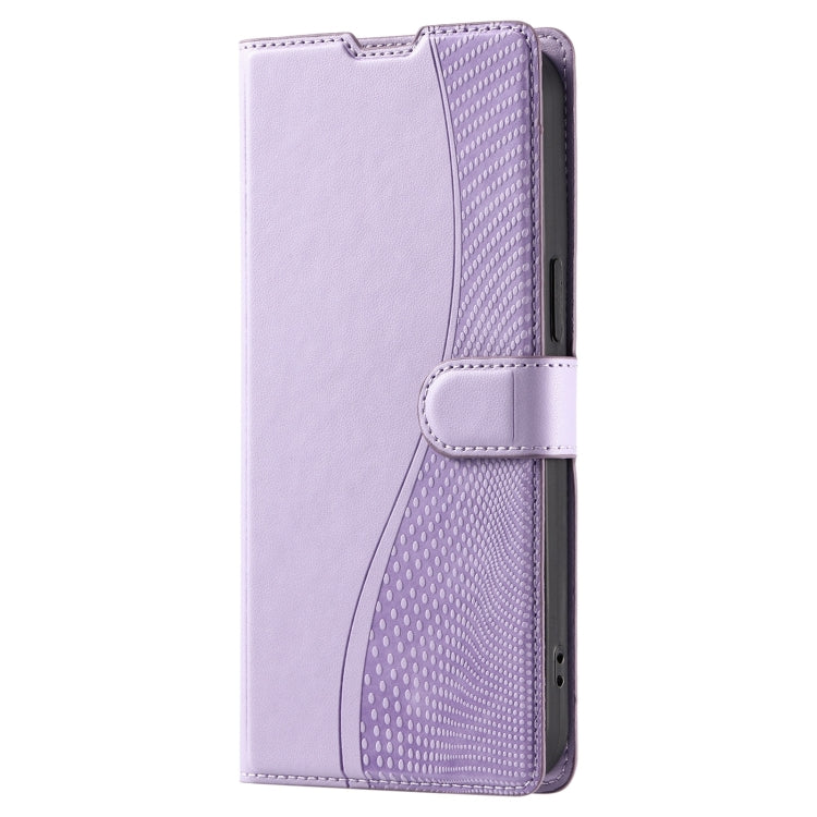For Google Pixel 9 Pro XL Voltage Ultra-thin Dot Leather Phone Case(Purple) by buy2fix
