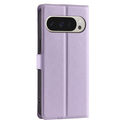 For Google Pixel 9 Pro XL Voltage Ultra-thin Dot Leather Phone Case(Purple) by buy2fix