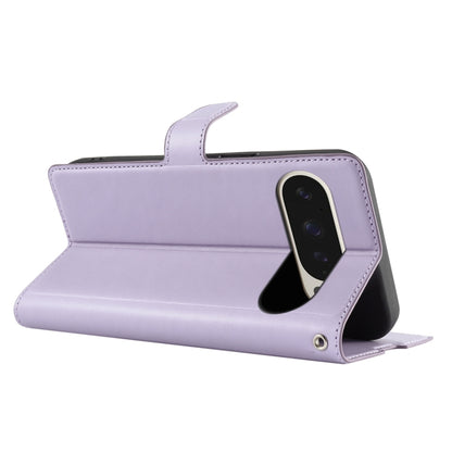 For Google Pixel 9 Pro XL Voltage Ultra-thin Dot Leather Phone Case(Purple) by buy2fix