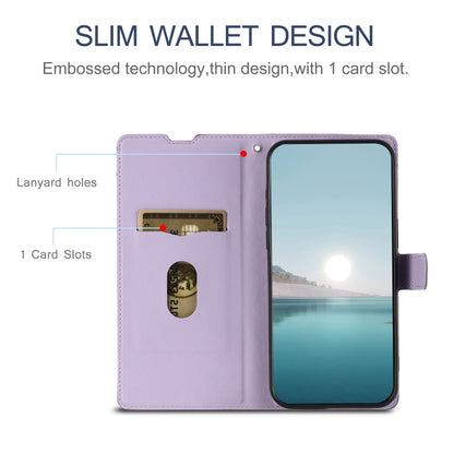 For Google Pixel 9 Pro XL Voltage Ultra-thin Dot Leather Phone Case(Purple) by buy2fix