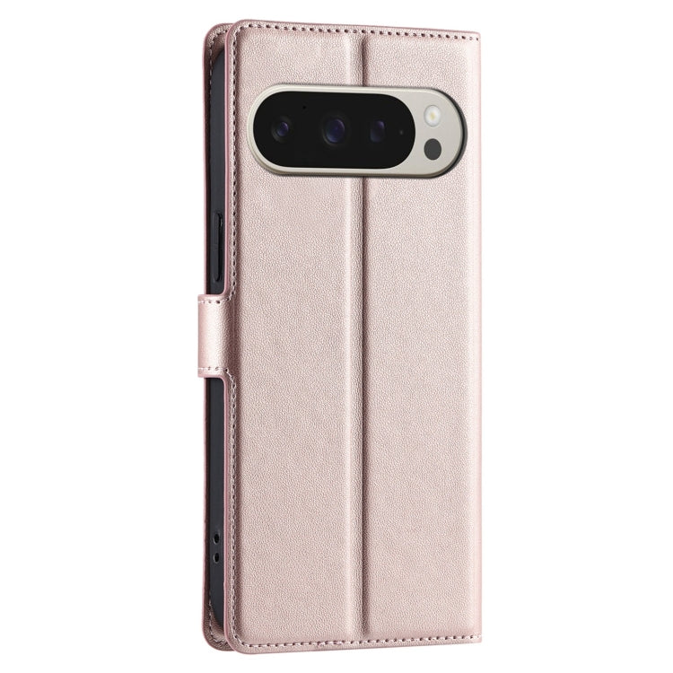 For Google Pixel 9 Pro XL Voltage Ultra-thin Dot Leather Phone Case(Rose Gold) by buy2fix
