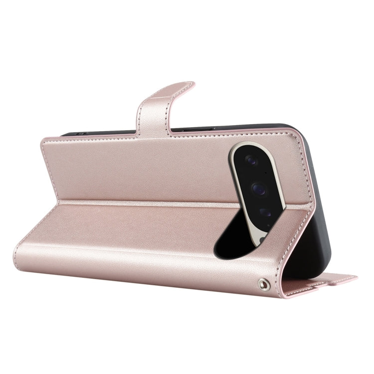 For Google Pixel 9 Pro XL Voltage Ultra-thin Dot Leather Phone Case(Rose Gold) by buy2fix