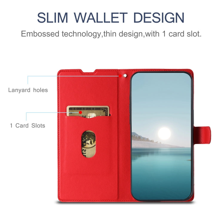 For Google Pixel 9 Pro XL Voltage Ultra-thin Dot Leather Phone Case(Red) by buy2fix