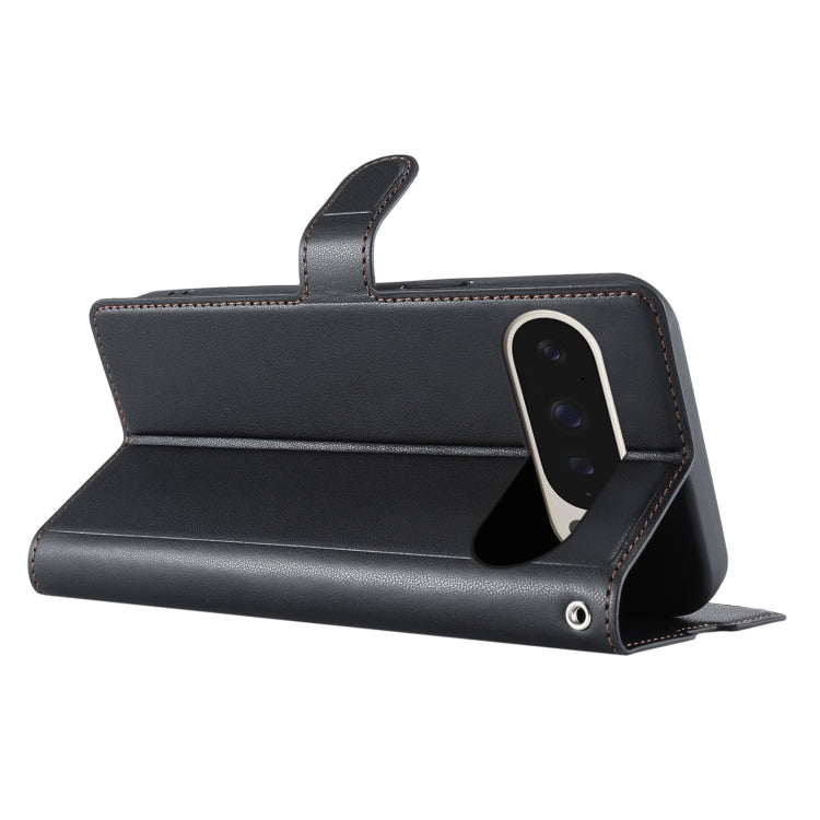 For Google Pixel 9 Pro XL Voltage Ultra-thin Dot Leather Phone Case(Black) by buy2fix