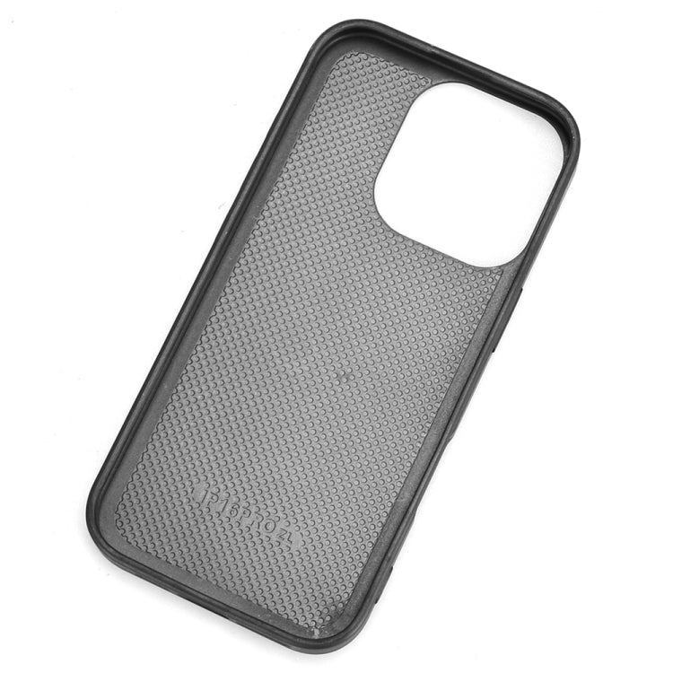 For iPhone 16 Pro Max Cow Pattern Sewing Back Cover Phone Case(Orange) by buy2fix