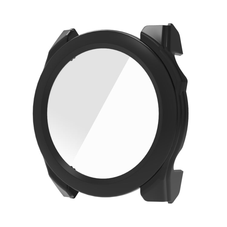 For Garmin Fenix 8 AMOLED 47mm Tempered Glass Film Integrated PC Watch Protective Case(Black) - Watch Cases by buy2fix | Online Shopping UK | buy2fix