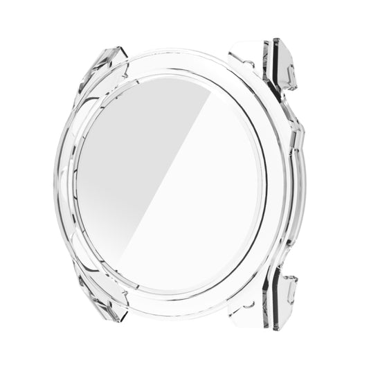 For Garmin Fenix 8 AMOLED 47mm Tempered Glass Film Integrated PC Watch Protective Case(Transparent) - Watch Cases by buy2fix | Online Shopping UK | buy2fix