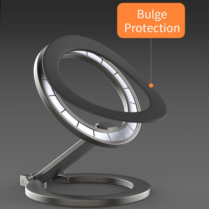 Z-shaped Double-sided Magnetic MagSafe Foldable Ring Phone Holder(Black) - Ring Holder by buy2fix | Online Shopping UK | buy2fix