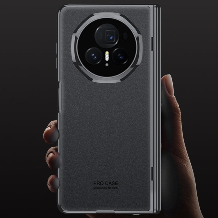 For Honor Magic V3 GKK Integrated Magnetic Fold Hinge AG Phantom Shockproof Phone Case(Silver) - Honor Cases by GKK | Online Shopping UK | buy2fix