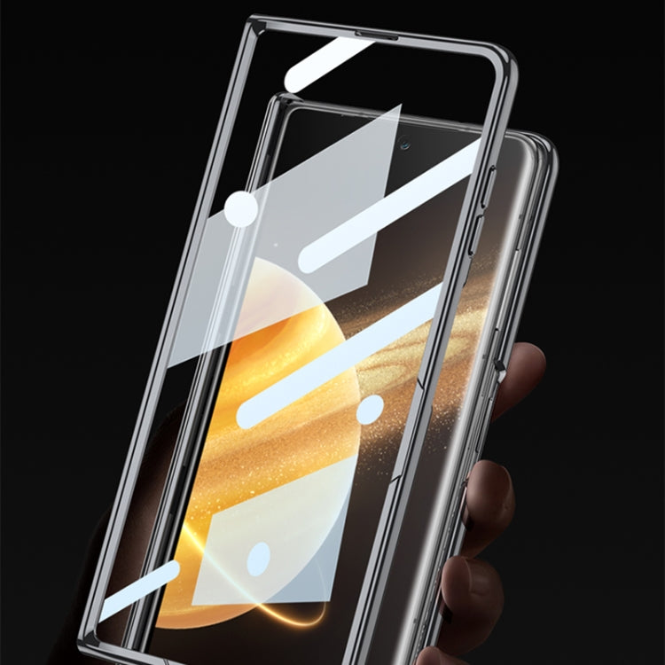 For Honor Magic V3 GKK Integrated Magnetic Fold Hinge AG Phantom Shockproof Phone Case(Sand Gold) - Honor Cases by GKK | Online Shopping UK | buy2fix