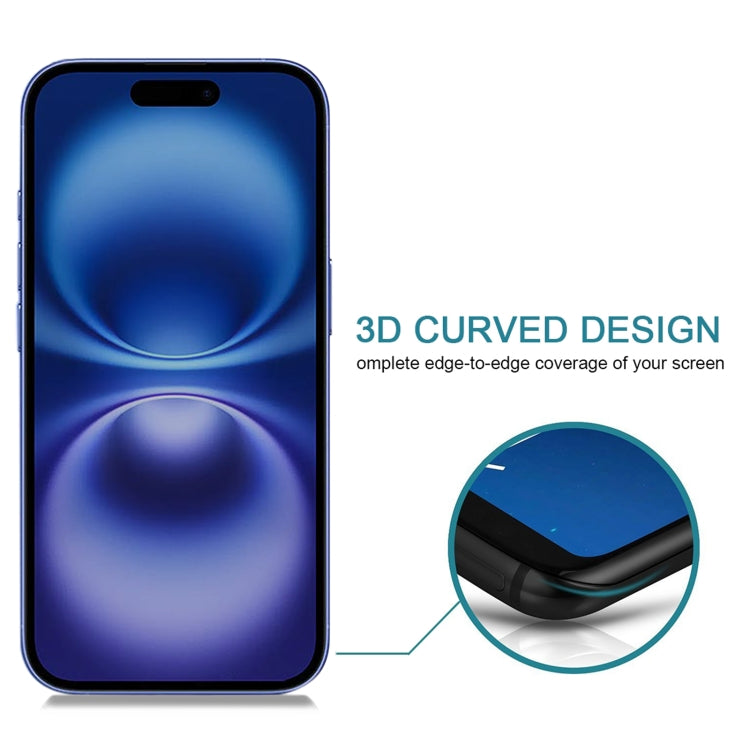 For iPhone 16 High Transparency Full Cover Anti-spy Tempered Glass Film - iPhone 16 Tempered Glass by buy2fix | Online Shopping UK | buy2fix