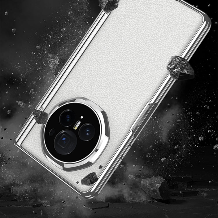 For Honor Magic V3 GKK Integrated Magnetic Fold Hinge Leather Shockproof Phone Case(Black) - Honor Cases by GKK | Online Shopping UK | buy2fix