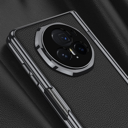 For Honor Magic V3 GKK Integrated Magnetic Fold Hinge Leather Shockproof Phone Case(Silver) - Honor Cases by GKK | Online Shopping UK | buy2fix