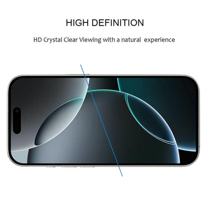 For iPhone 16 Pro Full Glue Screen Tempered Glass Film by buy2fix