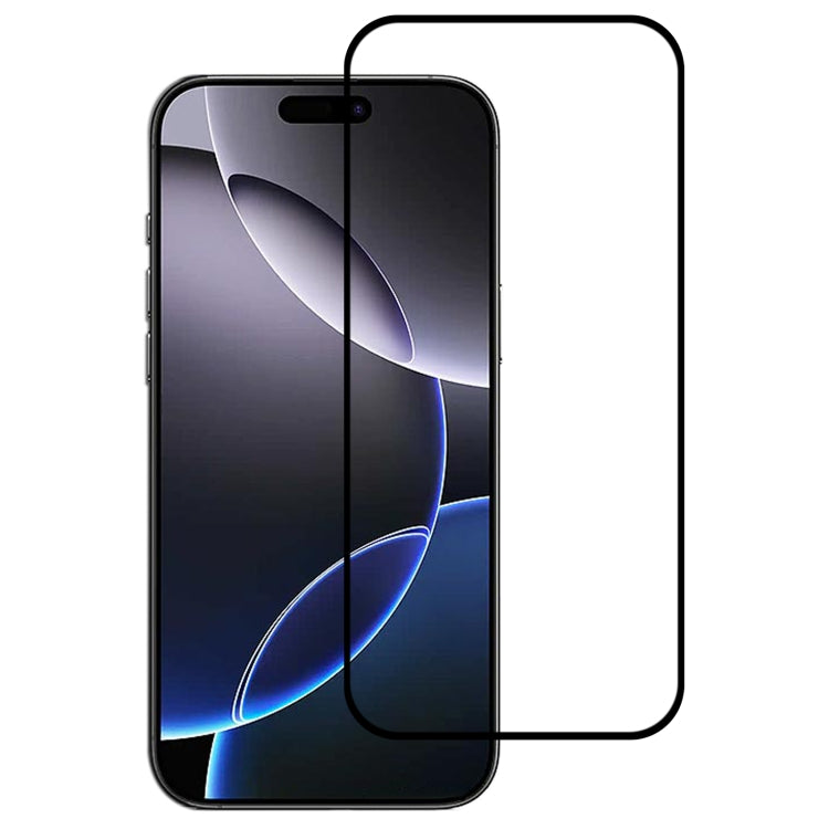 For iPhone 16 Pro Max Full Glue Screen Tempered Glass Film by buy2fix