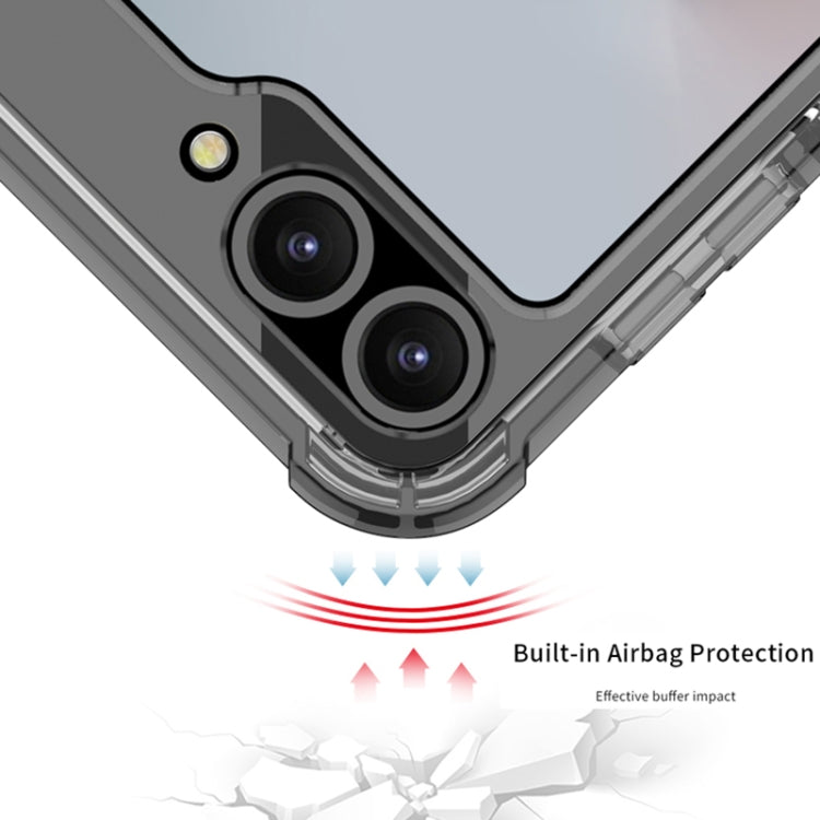 For Samsung Galaxy Z Flip6 / Flip7 FE GKK Airbag Protective Phone Case with Ring & Pen(Black) - Galaxy Z Flip6 5G Cases by GKK | Online Shopping UK | buy2fix