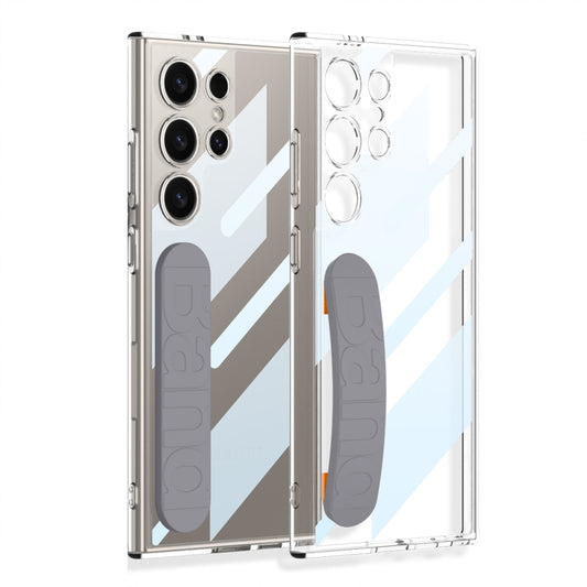 For Samsung Galaxy S24 Ultra 5G GKK Space Silicone Wristband Phone Case(Gray) - Galaxy S24 Ultra 5G Cases by GKK | Online Shopping UK | buy2fix