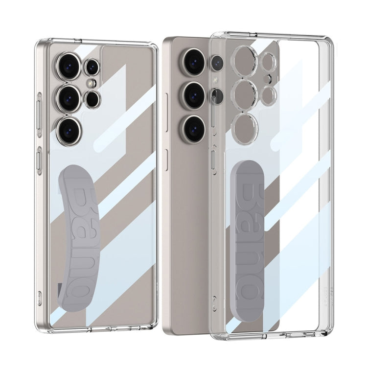 For Samsung Galaxy S25 Ultra 5G GKK Space Silicone Wristband Phone Case(Gray) - Galaxy S25 Ultra 5G Cases by GKK | Online Shopping UK | buy2fix
