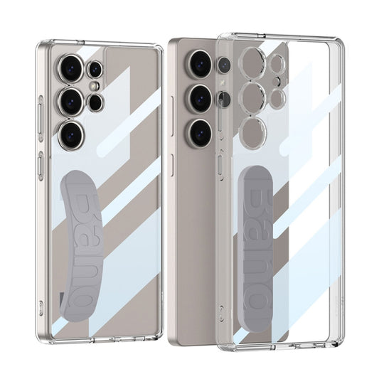 For Samsung Galaxy S25 Ultra 5G GKK Space Silicone Wristband Phone Case(Gray) - Galaxy S25 Ultra 5G Cases by GKK | Online Shopping UK | buy2fix